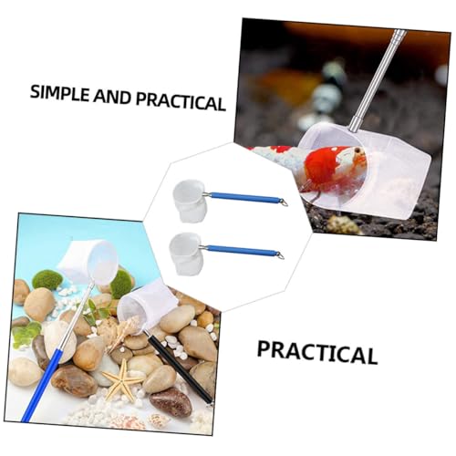 Happyyami 2pcs Fishing Net Mesh for Aquarium and Outdoor Use for Catching Shrimp and Fish
