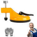 Adjustable Height Setter - Professional Countertop Leveling Tool, Aluminum Alloy Adjustable Height Setter Floors with Vacuum Suction & Precisionadjustment for Granite, Marble, Quartz Slabs (Yellow) - color: Yellow