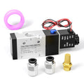 TAILONZ PNEUMATIC 1/4"NPT Solenoid Valve 3V210-08 DC12V Single Coil Pilot-Operated Electric 2 Position 3 Way Connection Type(Outlet wire) - size: 1/4"NPT/DC12V/Out of line, style: 2 Position 3 Way