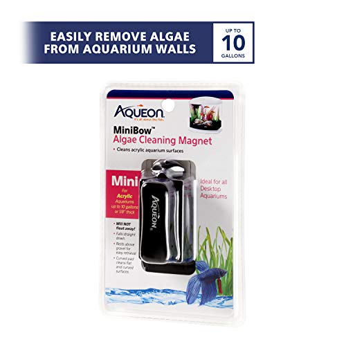 Aqueon Aquarium Algae Scraper, Fish Tank Cleaning Magnets for Glass/Acrylic, Mini - size: Mini
