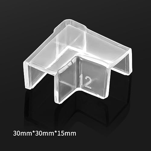 4PCS Fish Tank Edges Protector Clear Tools Clear Aquarium Glass Cover Protector Easy Install Aquarium Glass Corner Edges Protectors - color: 5mm