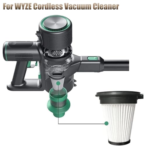2 Pack Hepa Filter Replacement For Wyze Cordless Vacuum Cleaner Accessories Parts with Cleaning Brush