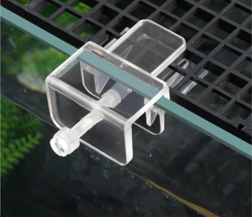 Aquarium lid Clips 8pcs Aquarium Anti Jump Cover Plate Fixed Clip Acrylic Aquarium Plate Holder Mount Bracket Fish Tank Cover Clamp Accessories