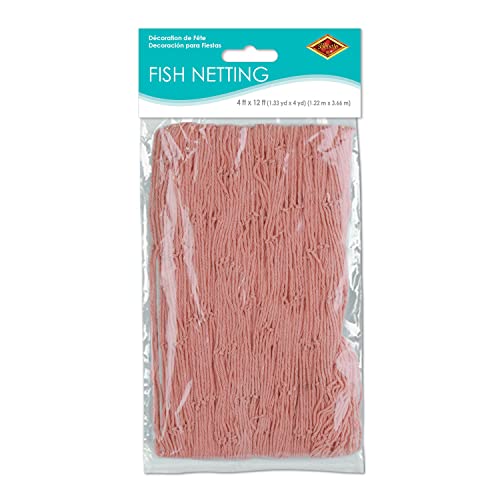 Fish Netting (pink) Party Accessory (1 count) (1/Pkg) - color: Pink, size: 4' x 12'