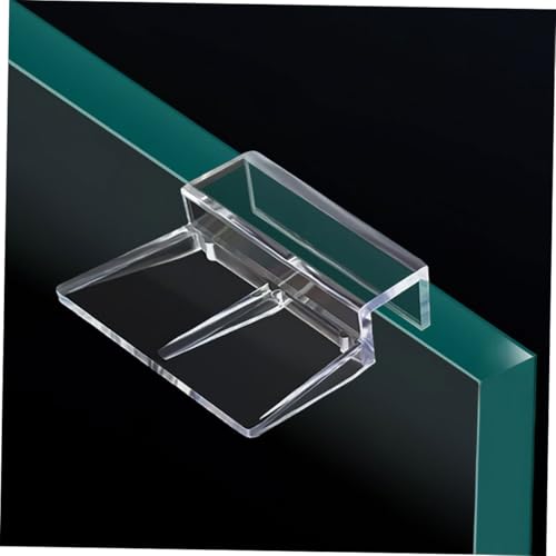 Hemoton Rimless Aquarium Fish Tank Top Cover Lids Support Holder Aquarium Cover Bracket 12 Clips