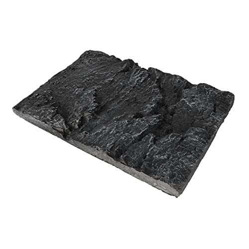 3D Rock Aquarium Background Board for Fish Tank Waterproof Decoration 45x28cm Easy to Install Suitable for Reptiles