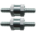 1/2 Fuel Oil Check Valve Non-Return One Way Petrol Diesel Gas Air Aluminum Alloy 12mm, Pack of 2 - size: 1/2