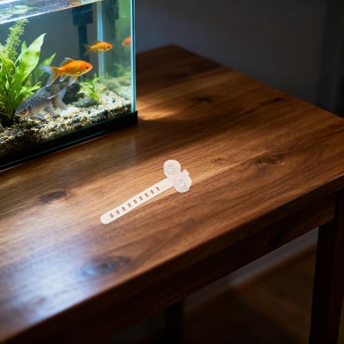 50pcs Fish Tank Suction Cups with Tie Hooks - Aquarium Suction Cup Clip Hooks - Hold Filter Tubes and Air Firmly in Aquarium