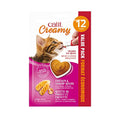 Catit Creamy Lickable Cat Treat, Healthy Cat Treat, Chicken & Shrimp, 12 Pack, 0.5 Ounce (Pack of 12) - size: 0.5 Ounce (Pack of 12)