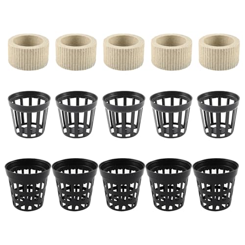 AUEAR, 15 Pack Aquatic Plants Fixed Ring Set Aquarium Weights Pots Rings Holder for Landscape Decoration Fish Tank Accessories