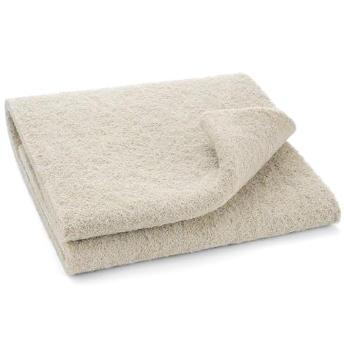 Treela 10 x 36 Inch Ammonia Reducer Filter Pad Fish Tank Filter Pads Ammonia Remover Aquarium Cut to Fit for Aquariums and Pond Reducing Infused Media Pad
