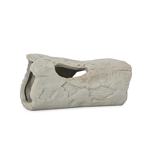 ALEGI Aquarium Rock Smooth Cave Decor for Shrimp Cichlid Hiding Breeding Betta Tunnel Decorations - style: Rock201