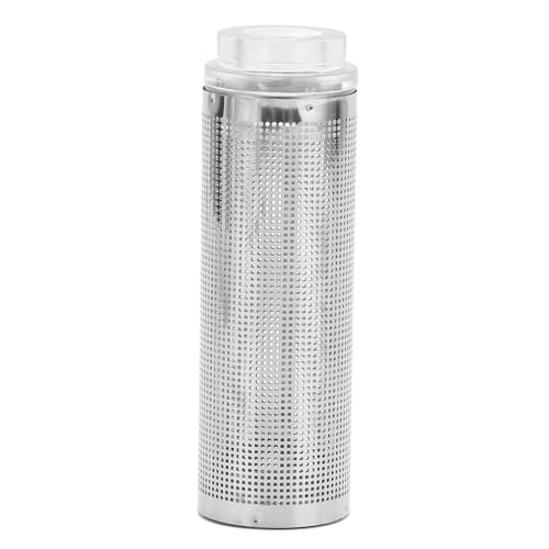 Silver Stainless Steel Aquarium Inlet Mesh Filter Guard Intake Strainer Filter Guard Mesh Net Aquarium Accessories(16mm) - size: 16mm