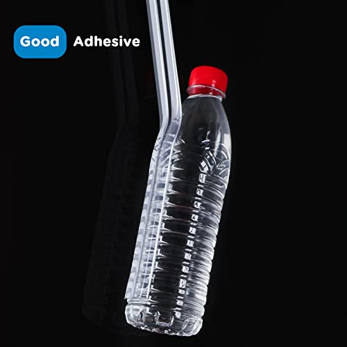Baby Proofing, 0.6in Edge Protector Strip Clear, Thickened Silicone Soft Corner Protectors with Upgraded Pre-Taped Strong Adhesive, 6.6ft Edge Protectors for Sharp Corners of Cabinets, Tables, Drawers - color: Red-transparent, size: 15MM*2M