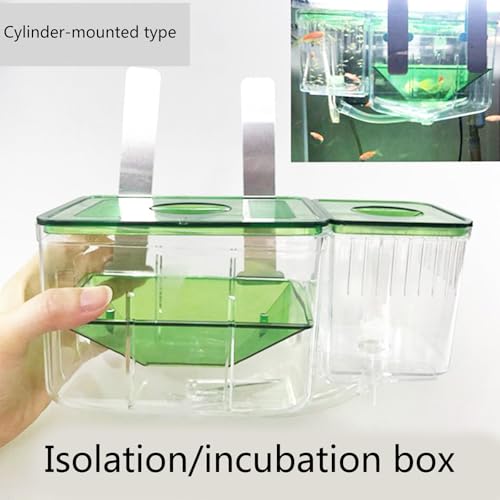 Floating Breeder Box for Fish Tanks for Isolating Sick or Hatching Eggs Breeding Chamber Reproduction Aquaculture Isolation Box