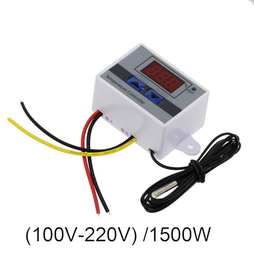 Electric Digital Thermostat - Precision Temperature Controller, Smart Heating Regulator, Adjustable LCD Display | Functional Heat Mat Thermostat for Baseboard Heater, Incubator, Aquarium