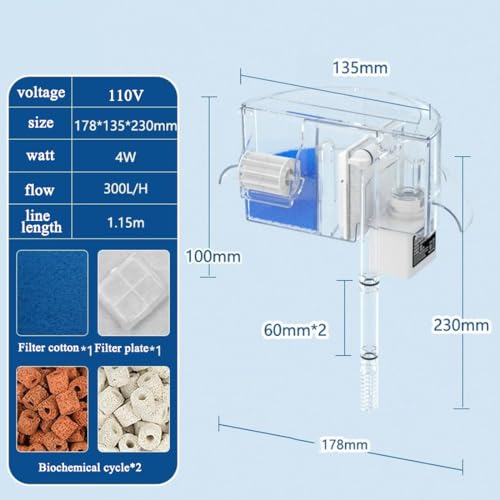 Circular Fish Tank Filter Material - size: Filter Material