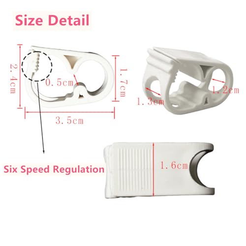 24 Pcs Adjustable Plastic Tubing Clamps – Hose Valves for 1/4"-1/2" Tubing – Pinch Valve Design for Precise Flow Control – Ideal for Lab, Beer Bottling & Liquid Transfer