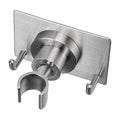Shower Head Holder All Metal Strong Adhesive and Drilling Screws Two Installation Methods, Adjustable Handheld Shower Head Mount,Stainless Steel Hand held Showerhead Wand Bracket - style: A-Style Brushed