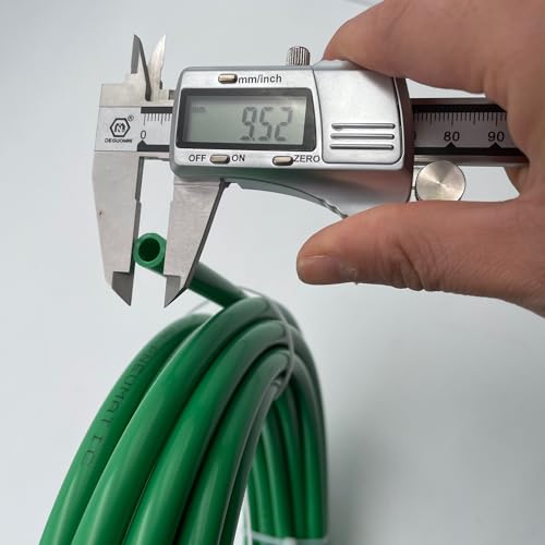 Utah Pneumatic 3/8" DOT Air Line SAE J844 PA12 Nylon Tubing for Air Suspension, Industrial Automation, Workshop Air Systems, Misting & Fluid Transfer, Green - 10 Meters (32.8ft) - color: Green, size: 3/8 inch DOT - 32.8 Feet