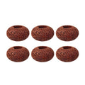 6Pcs Volcanic Rock Aquarium Hide, Plant Weight Holder, Natural Aquarium Decoration for Shrimp Fish Terrarium - size: Oval Volcanic Rock