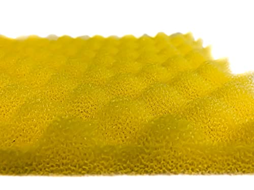 Wave Point Aquarium Bio Sponge Foam Filter Media Pad Cut-to-fit for Fish Tank Sump Pond 17" x 11" x 1/2" to 1" (1 Set (3 PCS))
