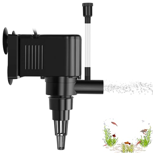 AquaMiracle Aquarium Powerhead Pump Circulating Water Pump 210 GPH for 40-60 Gallon Aquariums with Aerating Features - size: For 40-60 Gal Aquarium