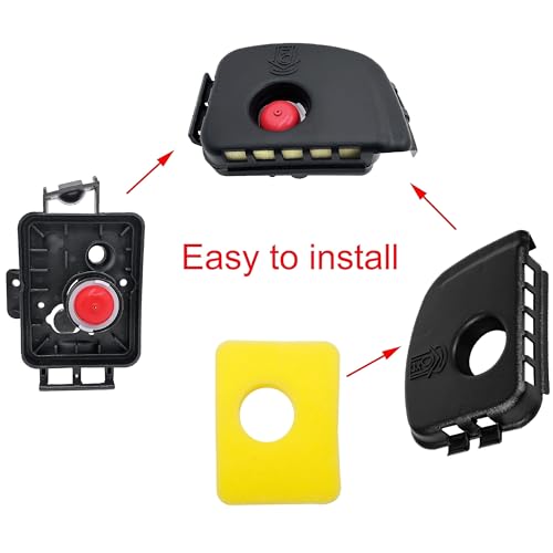 595663 Air Filter Base, 595660 Air Cleaner Cover & 799579 Foam Filter Compatible with 450E 500E 550E 550Ex Series Engine Lawn Mower Replacement Kit