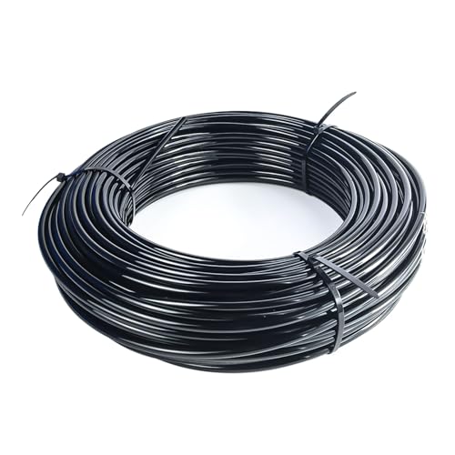 1/2" Black Nylon Air Line Tubing - 100 FT Air Hose, DOT Approved for Air Brake Tubing Suspension Or Fluid Transfer - size: 1/2"OD 100FT