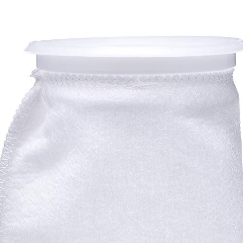 ALEGI Aquarium Filter Socks 4 inch by 14 Inch Long, 200 Micron - 4 Inch Ring Aquarium Felt Filter Bags (4 by 14 Inch - 4Pack) - size: 4 by 14 Inch - 4Pack
