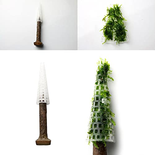 Aquarium Moss Holder for DIY Growing Live Mini Trees Shrimp Tanks Decoration Fish for Tank Accessories Aquarium Holder Decoration