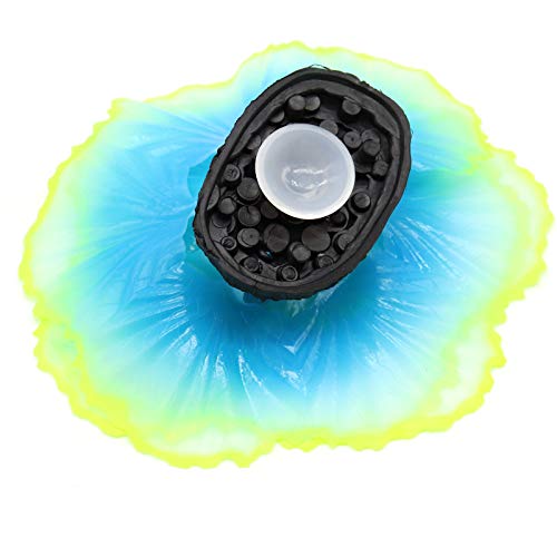Besimple Artificial Coral Ornament Glowing Effect Resin Aquarium Plants Coral Aquarium Fish Tank Decorations(Blue) - color: Blue
