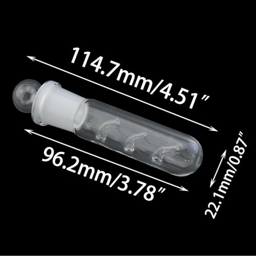 DGZZI Three Holes Transparent Glass Plankton Trap Aquarium Cleaning Supplies Fish Tank Catcher