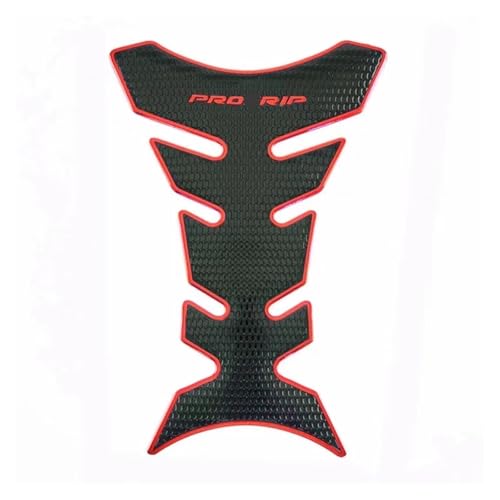 Universal Fuel Tank Sticker for Motorcycle Tank Pad Fish Bone Mat Oil Gas Tank Protector Motorcycle Cover Decal Gas Stickers Decals - color: Model C Red