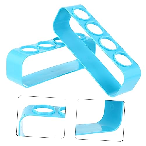 PRETYZOOM 3Pcs Detachable PVC Test Tube Rack Laboratory Tube Holder Stand for Science Experiments Test Storage Organizer for Boys and Girls Chemistry