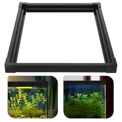 Milisten Fish Tank Edge Trim with Corner Connectors 12In Aquarium Edge Protector Strip Flexible Cuttable for Glass Fish Tanks Safety and Maintenance