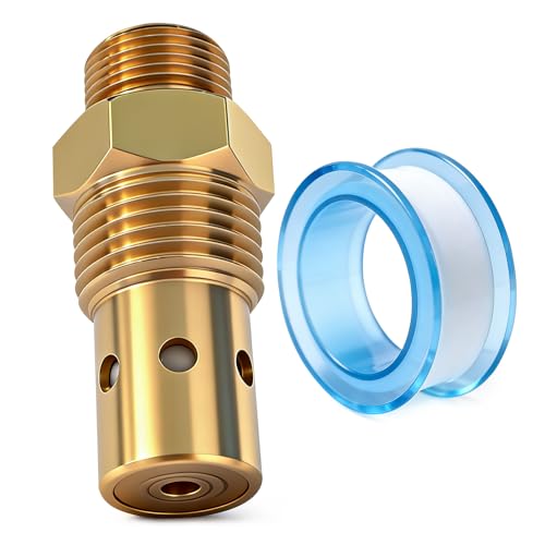 CAC-437-2 Air Compressor Check Valve 1/2 NPT 1/2 CFPC Brass Fittings for DeVilbiss Craftsman 5HP IRL6560V IRL5G20 5E60VAD