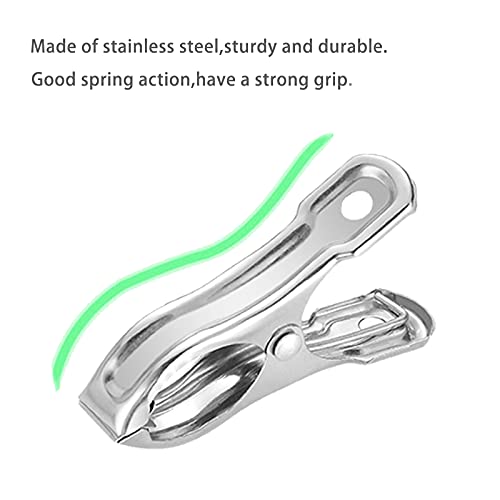 80 Pcs 2inches Gardening Clips for Netting, Metal Clamps Made of Stainless Steel, Have a Strong Grip of Greenhouse Clips Keep the Plant Cover on Garden Hoops - style: 80Pcs