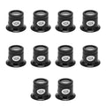 10PCS 10X Watchmaker Loupe, Portable Monocular Watch Loupe Magnifier Magnifying Glass Eye Loops Magnifier, Jewelers Repair