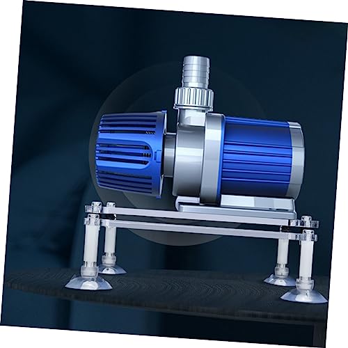 Aquarium Submersible Pump Support Stand Double Shockproof Holder for Fish Tanks Water Pump Rack Noise Reduction and Stability Features - size: 12X10X3.5CM