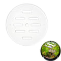 OLYCRAFT Acrylic Aquarium Anti-Jumping Lids Cover Round Acrylic Plate Fish Tank Covers with Hole 5.9 Inch Round Aquarium Protection Lid Aquariums Cover Lid to Prevent Fishes for Turtles Shrimps Fish - size: 5.9 Inch