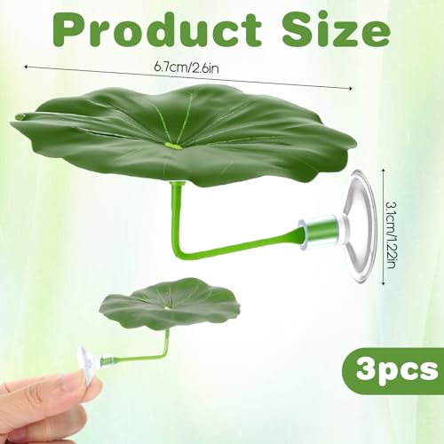 3 Pcs Betta Leaf Hammock, Betta Fish Leaf Hammock Soft Aquarium Decor Plastic Plants, Fish Tank Decoration for Sleeping Resting Hiding Playing