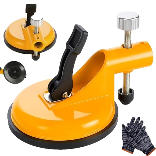 Adjustable Height Setter - Professional Countertop Leveling Tool, Floor Gap Fixer Tool, Floor & Countertop Gap Tightener Suit for Granite, Marble, Quartz Slabs with Vacuum Lifting Clamps Rubber (1pc)