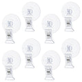 LLOUSSAK 8Pcs Transparent Aquarium Suction Cups with Clips, Plastic Fish Feeding Tool, Plant Holder for Fish Tank, Underwater Fishes Feeder Accessories, Fishes Tank Accessories