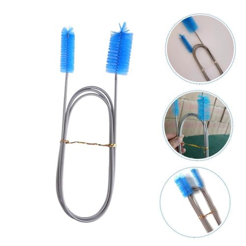 OUNONA 4pcs Double Aquarium Cleaning Brush Spring for Efficient Fish Tank Maintenance for Various Depths Deep Sea