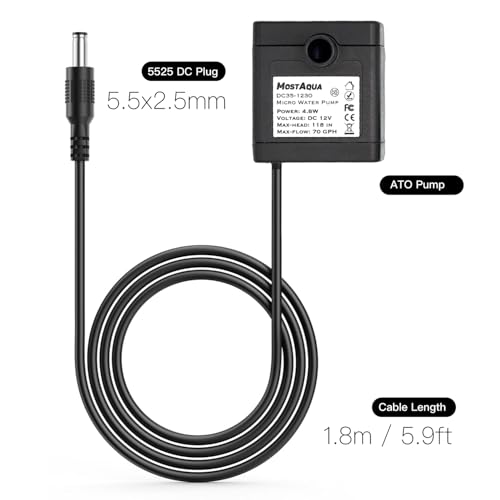 Aquarium ATO Pump, Replacement Water Pump for Auto Top Off System of Freshwater Saltwater Aquarium, Fish Tank Automatic Top Off System Accessories - style: ATO Pump
