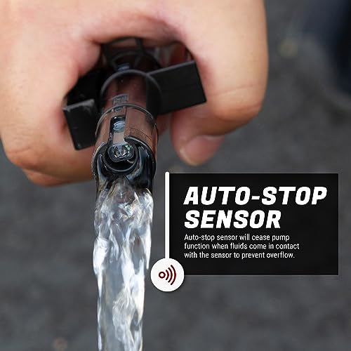 TERA PUMP Auto Stop Sensor Aquarium Water Transfer Pump, Fast 2.4 GPM, Drain Up To 40 Gallon Fish Tanks, Aquarium Water Changer (Drain a 10 Gallon Tank in 5 Minutes)