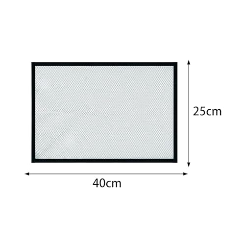 Aquarium Screen Top Cover Anti Jumping Mesh Screen Transparent Jump Guard Protective Net Accessory Multifunction, 40x25cm - size: 40x25cm