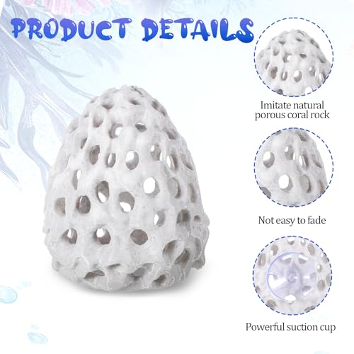Shrimp Hides for Aquarium Plastic Aquarium Fish Tank Tunnel with Suction Cup, Betta Habitat Cave Shelter Hideout for Shrimps Guppy Hiding Resting