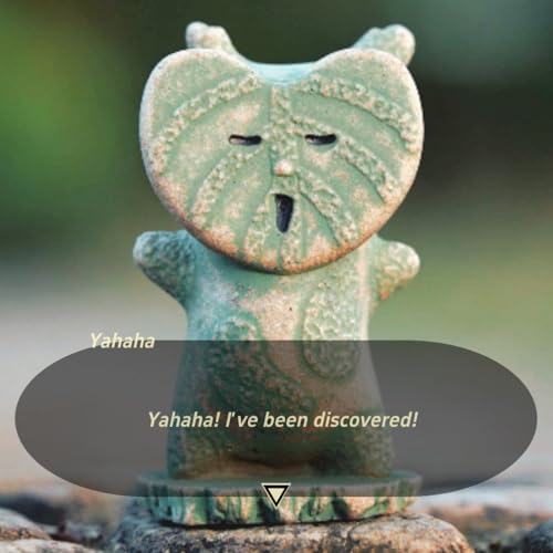 2.95in TOTK Korok Statue Yahhaha Sandstone Statue, Resin Statue Fish Tank Decoration TOTK Gift Korok Statues Resin BOTW Figure Game Room Decoration